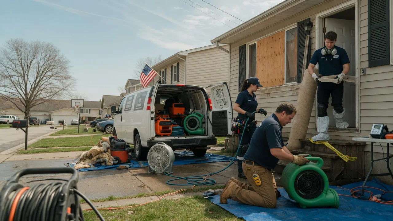 Water Damage Restoration in Rapelje, MT near me